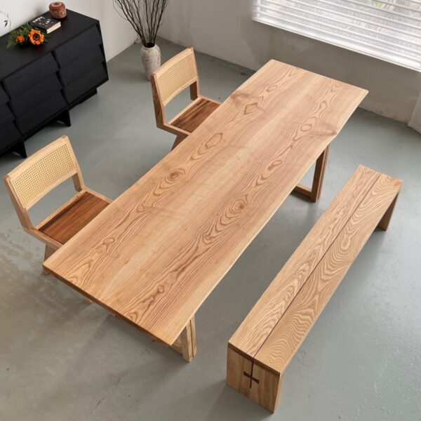 Signature PW06-Ash Wood Kitchen Dining Table