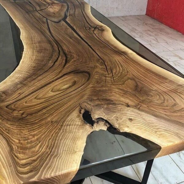 Artisan PE09-Smoke Epoxy Custom Resin Table - 图片 3