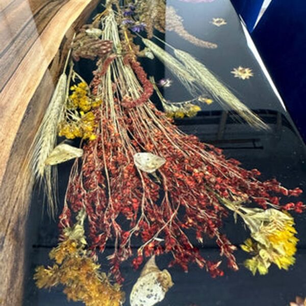 Modern PE01-Walnut epoxy dining table - 图片 3