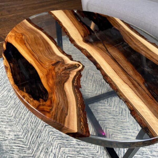 Artisan PE05-Clear Epoxy Table - 图片 3