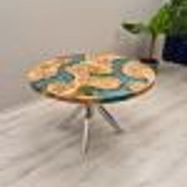Designer PE07-Round epoxy table - 图片 4