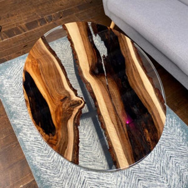 Artisan PE05-Clear Epoxy Table