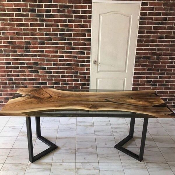Artisan PE09-Smoke Epoxy Custom Resin Table - 图片 4