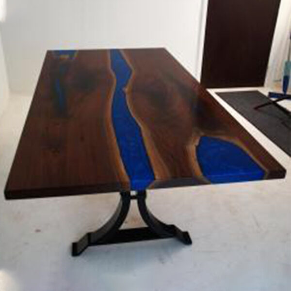 Designer PE09-Walnut Conference Room Table with Epoxy Rivers And Lakes - 图片 4