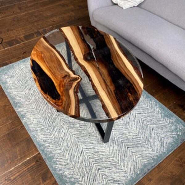 Artisan PE05-Clear Epoxy Table - 图片 2