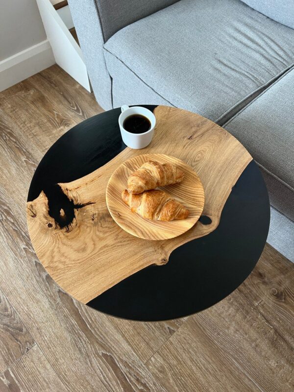 Artisan PE01-Black Matt Epoxy Resin Coffee Table