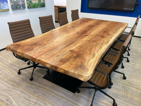 Signature PW10-Live edge Sycamore Conference Table